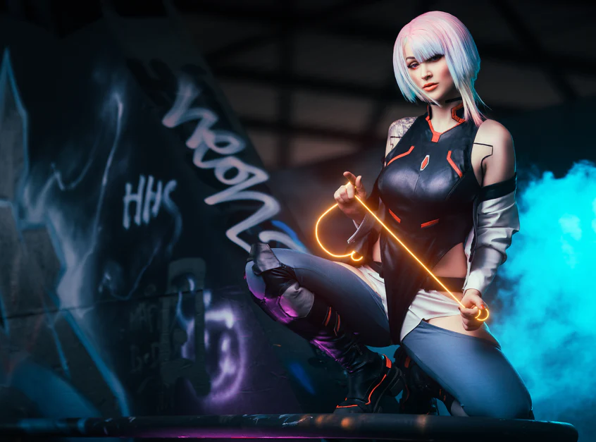Cyberpunk Edgerunners: Lucy (Signed A4 Print) - Image 3