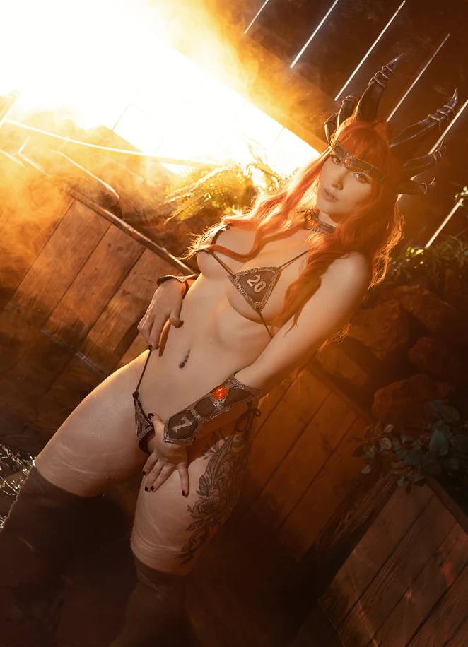 DnD: Dragon Girl (Signed A4 Print) - Image 2